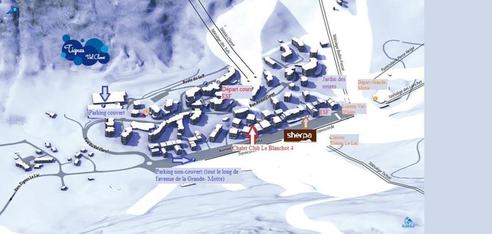 Studio 50 M Du Funiculaire Et Pistes Tignes Exterior photo